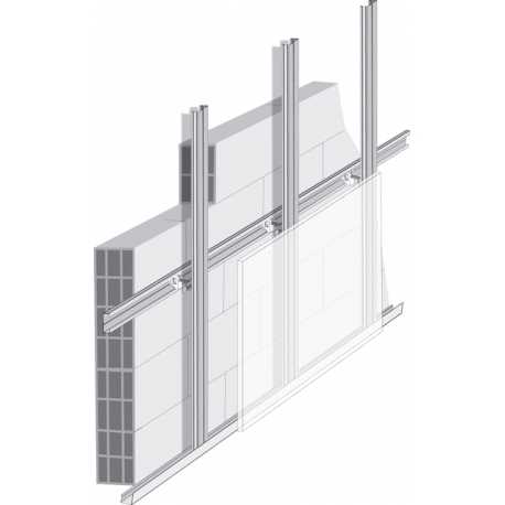 Éclisse raccord fourrure F45 & F47 90 mm - Isotech