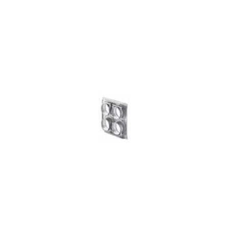 Plaque de raccordement 4xDN90 pour caisson de répartition CW-S(ouD)-220