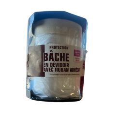 bache film de protection avec derouleur et adhesif 33m