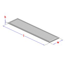 Cale plate 5x22x95mm 20 pcs