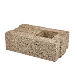 Bloc de chanvre percé chainage vertical 360 mm Isohemp