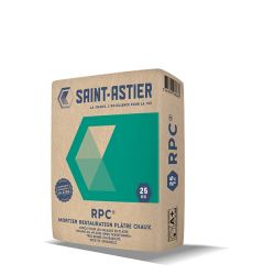 RPC Mortier réparation plâtre chaux Saint Astier 25kg