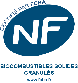 Certification Française granulés de bois, NF.